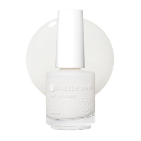 Dazzle Dry Step 3 Breathe Free bottle shows a sheer marshmallow nude, ideal for quick at-home manicures
