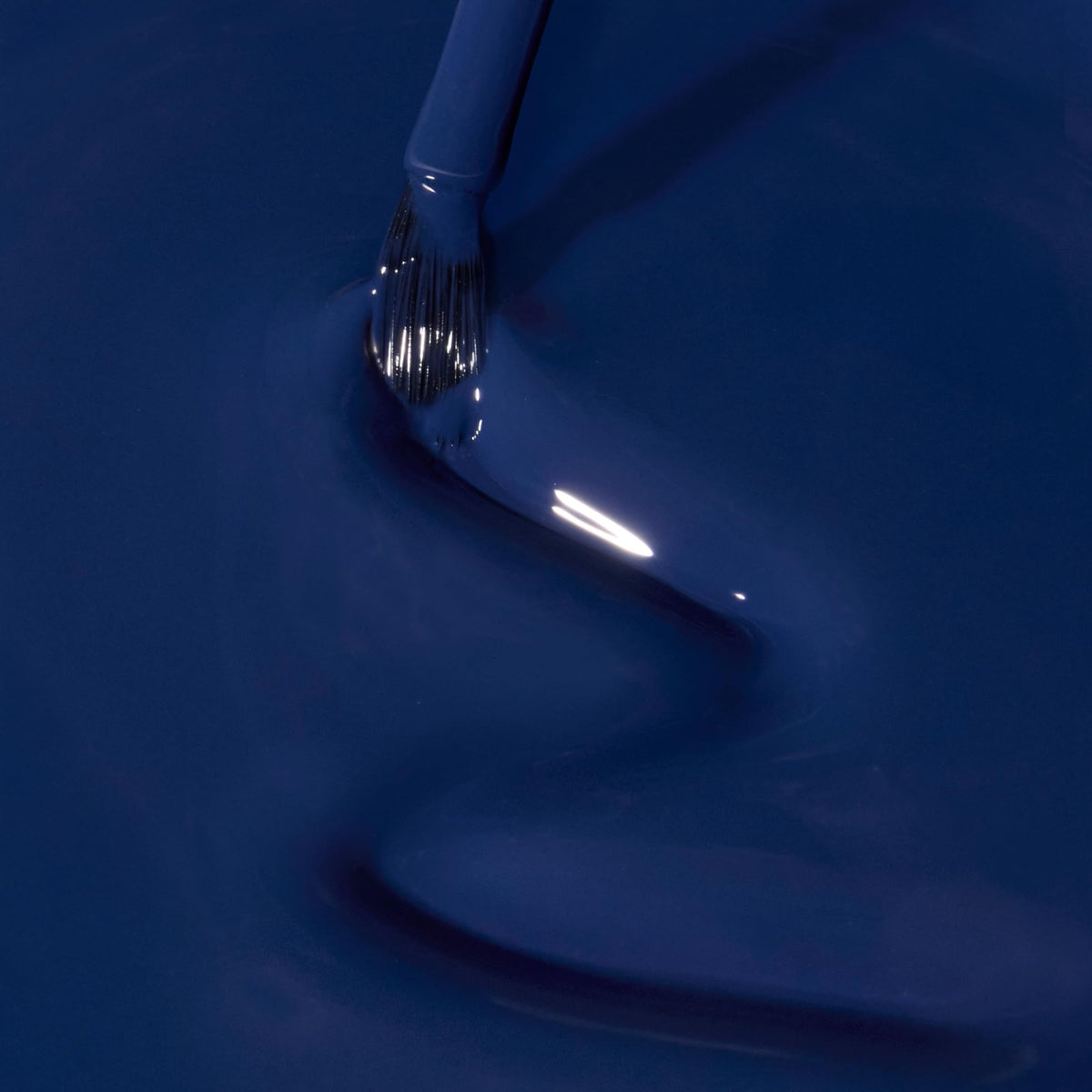 Dazzle Dry Midnight Sky swatch reveals rich inky blue cream color.