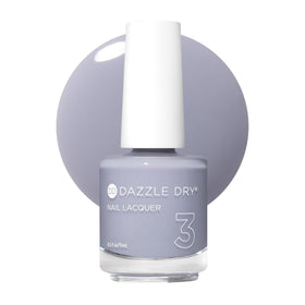 Dazzle Dry Fresh Start bottle showing milky lavender gray finish