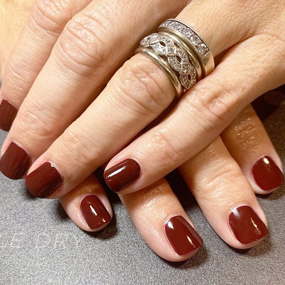 Dazzle Dry Passionate Red swatch demonstrates bold, salon-grade color.