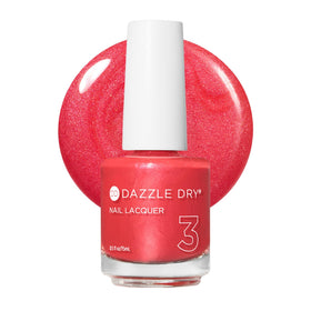 Dazzle Dry Poolside Pink bottle showcasing quick-dry shimmer finish