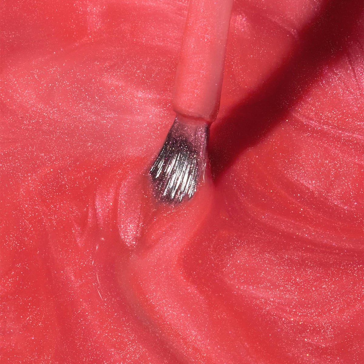 Dazzle Dry Poolside Pink brush stroke highlights smooth, even application