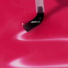 Dazzle Dry Ring Toss sheer cherry close-up reveals jelly finish with natural glow.