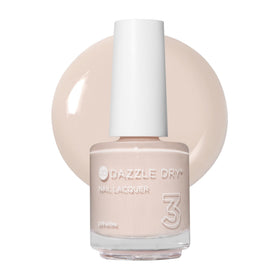 Dazzle Dry So On Pointe bottle shows pale almond cream with fast-drying finish.