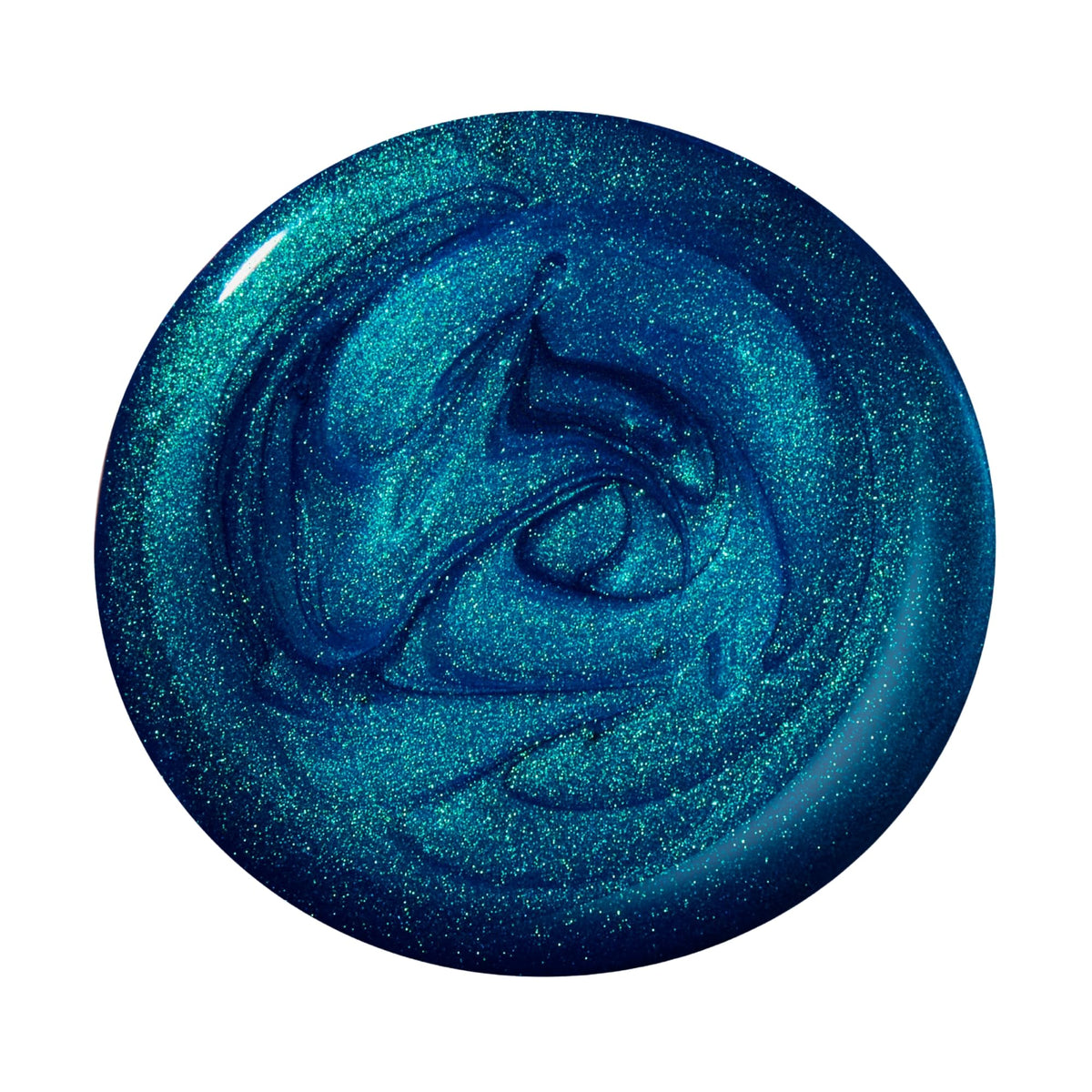 Dazzle Dry Speed Boat aquamarine shade delivers bold, long-lasting metallic color.