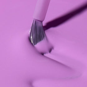 Dazzle Dry Step 3 nail lacquer application demonstrates full-coverage color.