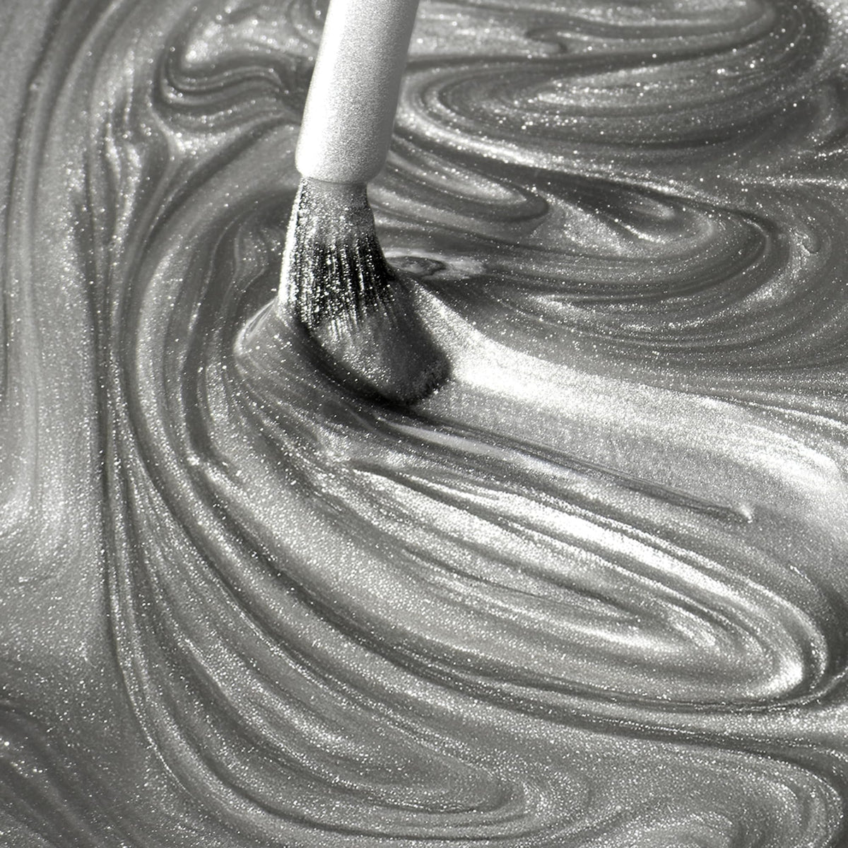 Dazzle Dry Love Potion brush in action applying smooth, even coat.