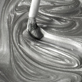 Dazzle Dry Love Potion brush in action applying smooth, even coat.