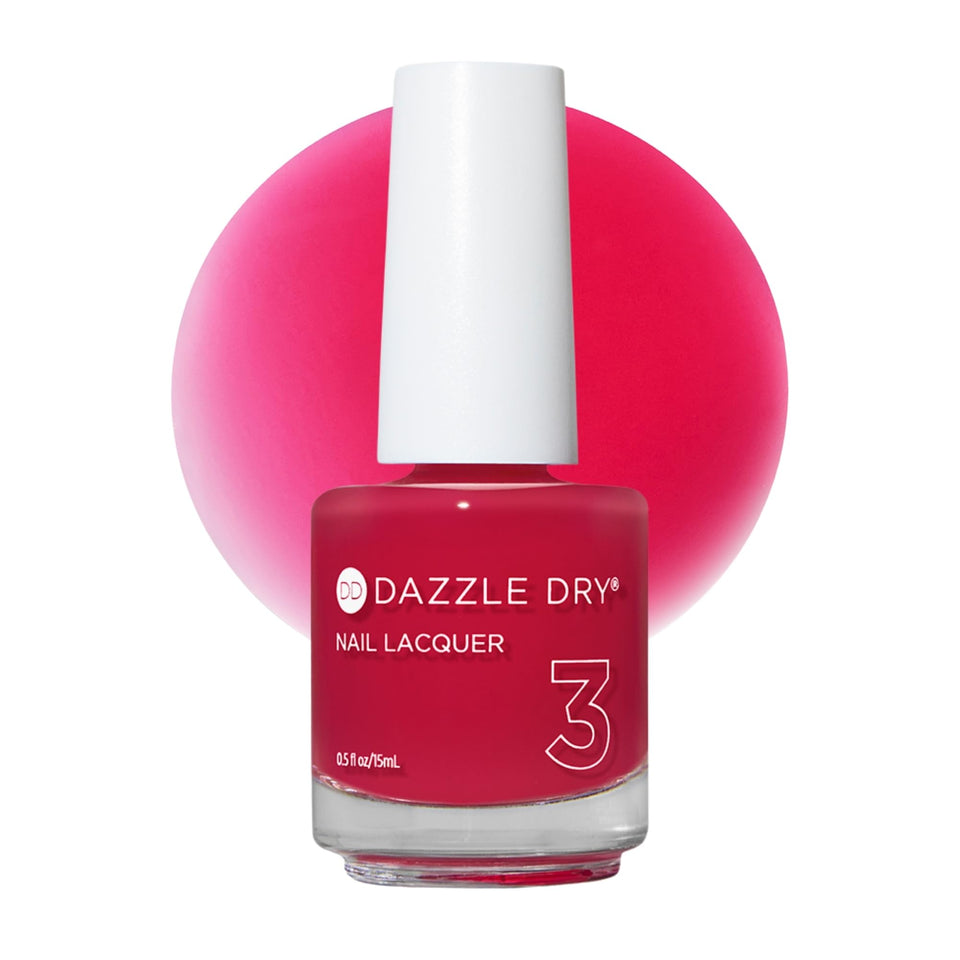 Dazzle Dry Sugar Dipped bottle close-up showing buildable jelly finish.