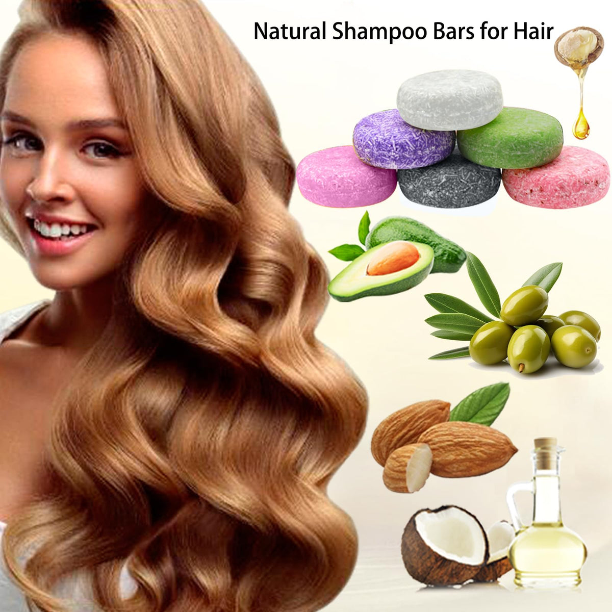 DBEAUTYM cinnamon shampoo bar for a refreshing cleanse and scalp balance