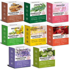 DBEAUTYM lavender shampoo bar gift set for gentle cleansing and mood-enhancing scent
