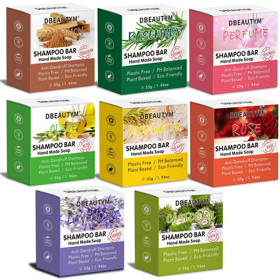 DBEAUTYM lavender shampoo bar gift set for gentle cleansing and mood-enhancing scent