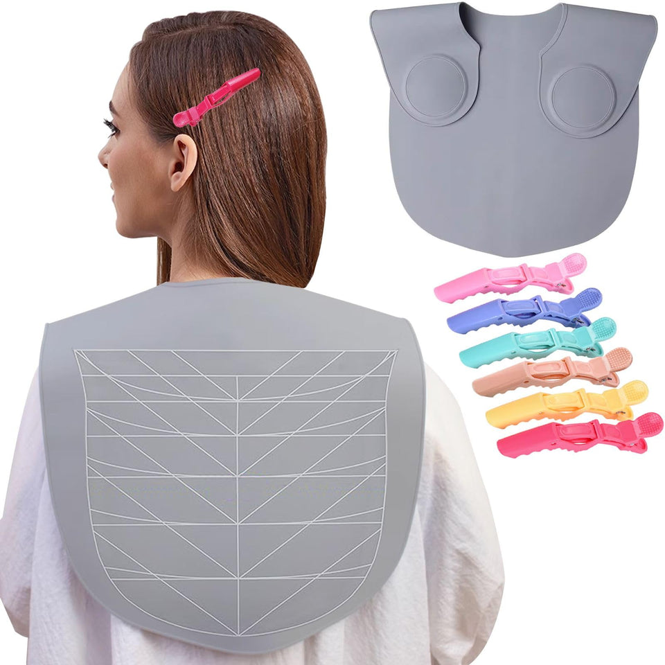 DBYANAN weighted-front hair cutting collar stabilizes placement during cuts