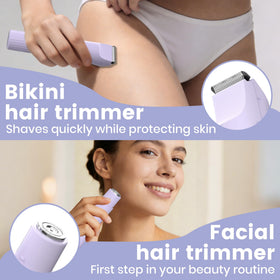 DC-Dragon bikini trimmer and facial trimmer for versatile grooming.