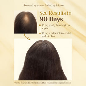 D'Cherlane Hair Growth Oil for all hair types supports body and shine.