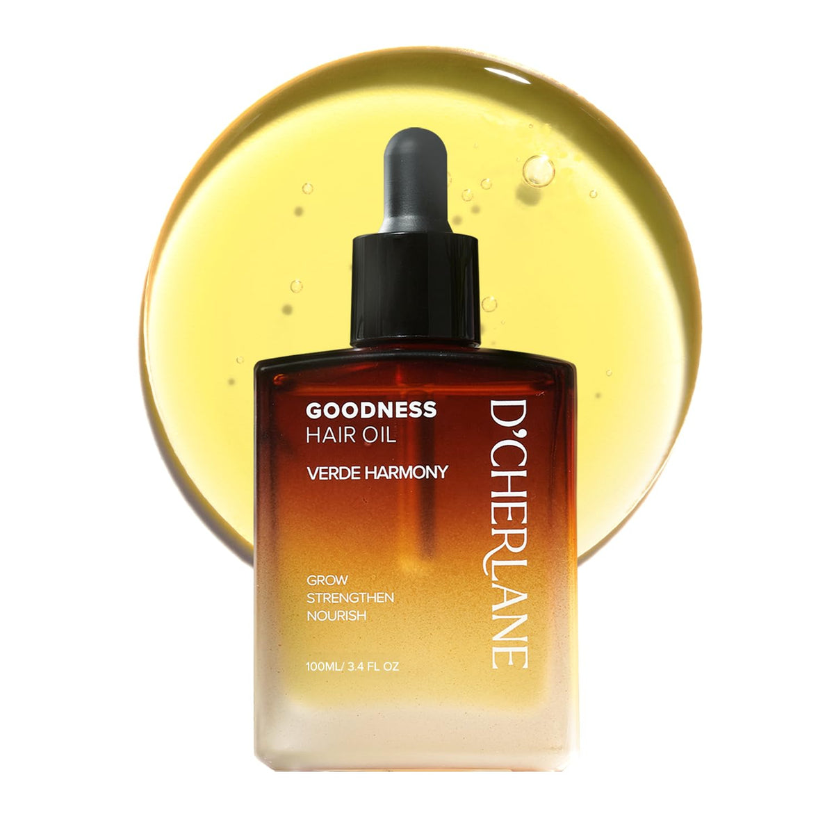 D'Cherlane Hair Growth Oil ingredients argan, coconut, rosemary nourish scalp for revitalized strands.