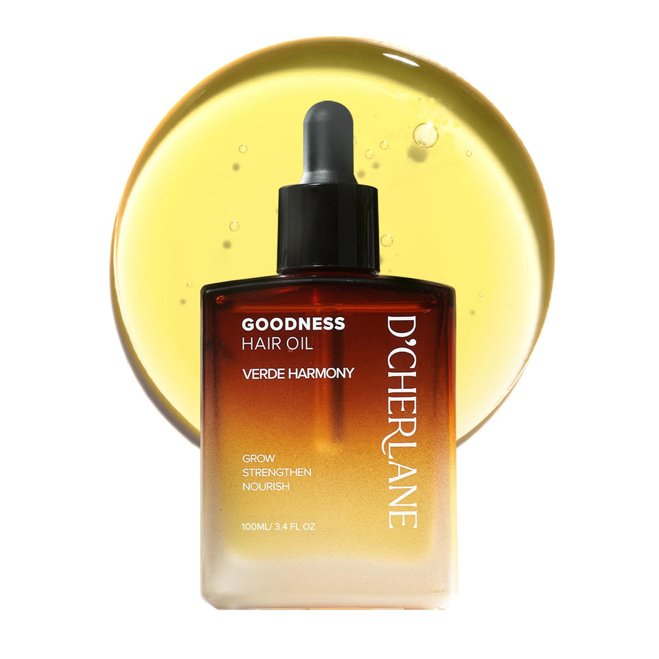 D'Cherlane Hair Growth Oil ingredients argan, coconut, rosemary nourish scalp for revitalized strands.