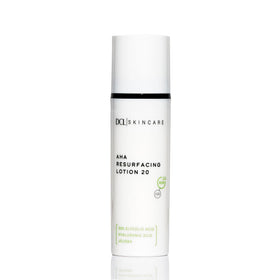 DCL Skincare AHA Resurfacing Lotion 20 bottle for at-home exfoliation