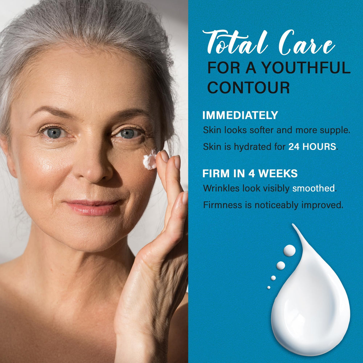 Dcsily Tighten and Lift Neck Cream packaging highlighting premium anti-aging care.
