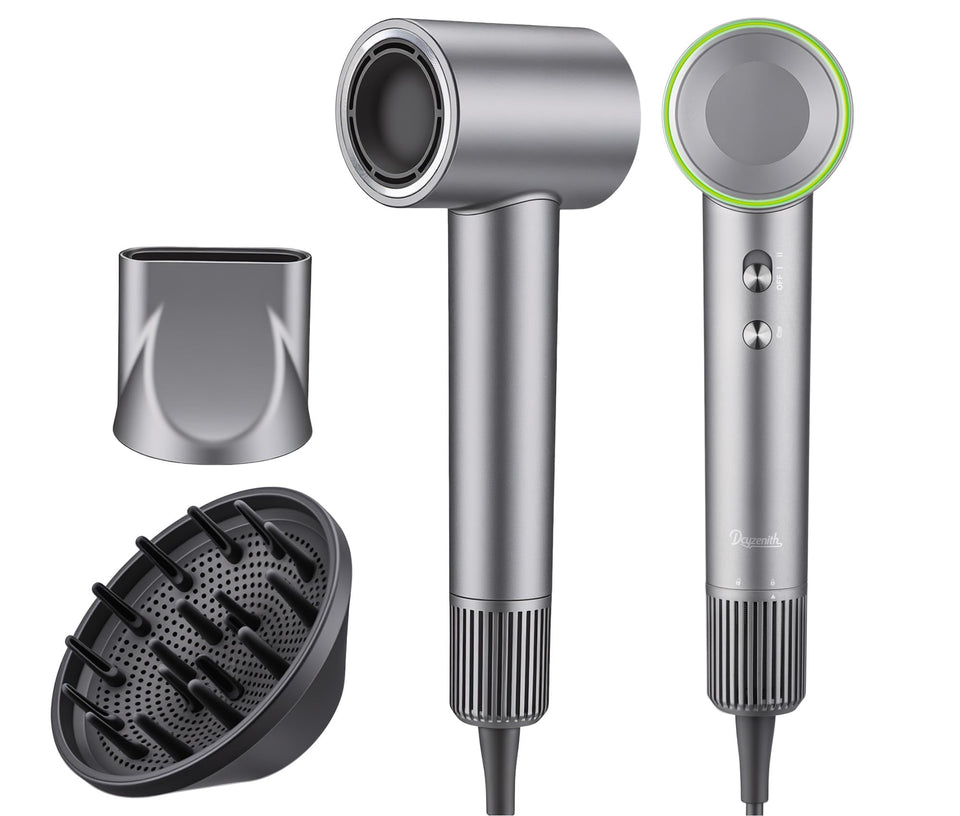Dcyzenith High-Speed Ionic Hair Dryer hero shot highlighting fast drying.