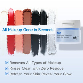 ddg cleansing balm soft texture gliding around the eyes