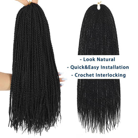 DDvation pre-looped braiding hair enables quick crochet styling