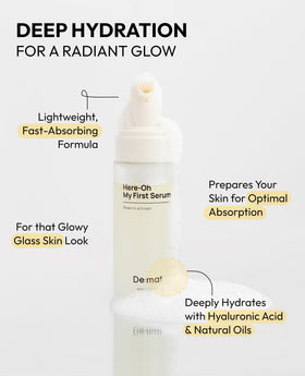 De:maf Green CICA Pore Ampoule calms sensitivity and minimizes pores.