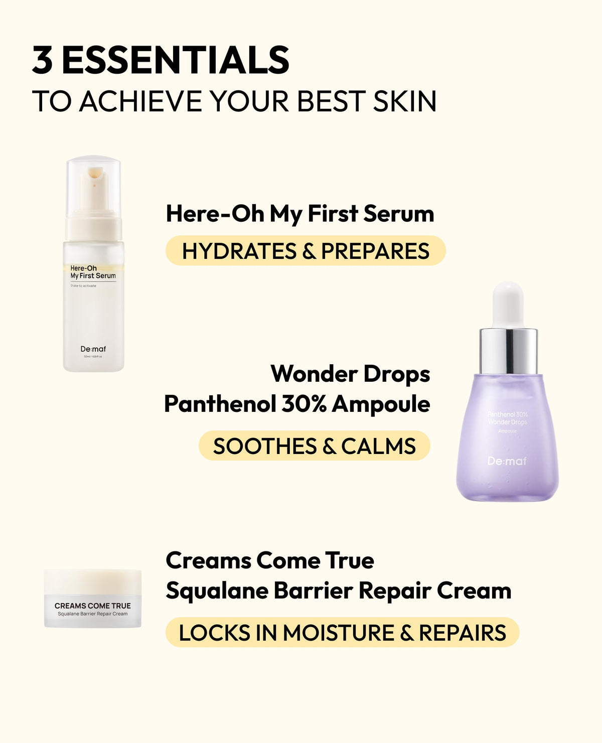 De:maf nourishing overnight mask product shot highlighting rich formula