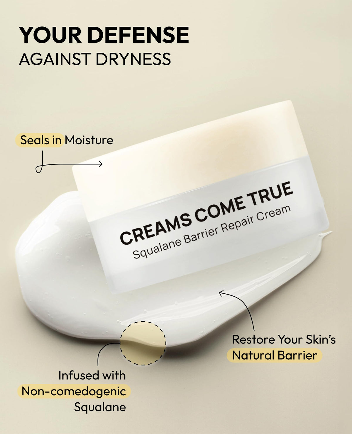 De:maf skincare routine display illustrating a simple daily regimen