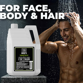 Dead Sea Collection 3 in 1 body wash for face, hair, and body in one bottle.