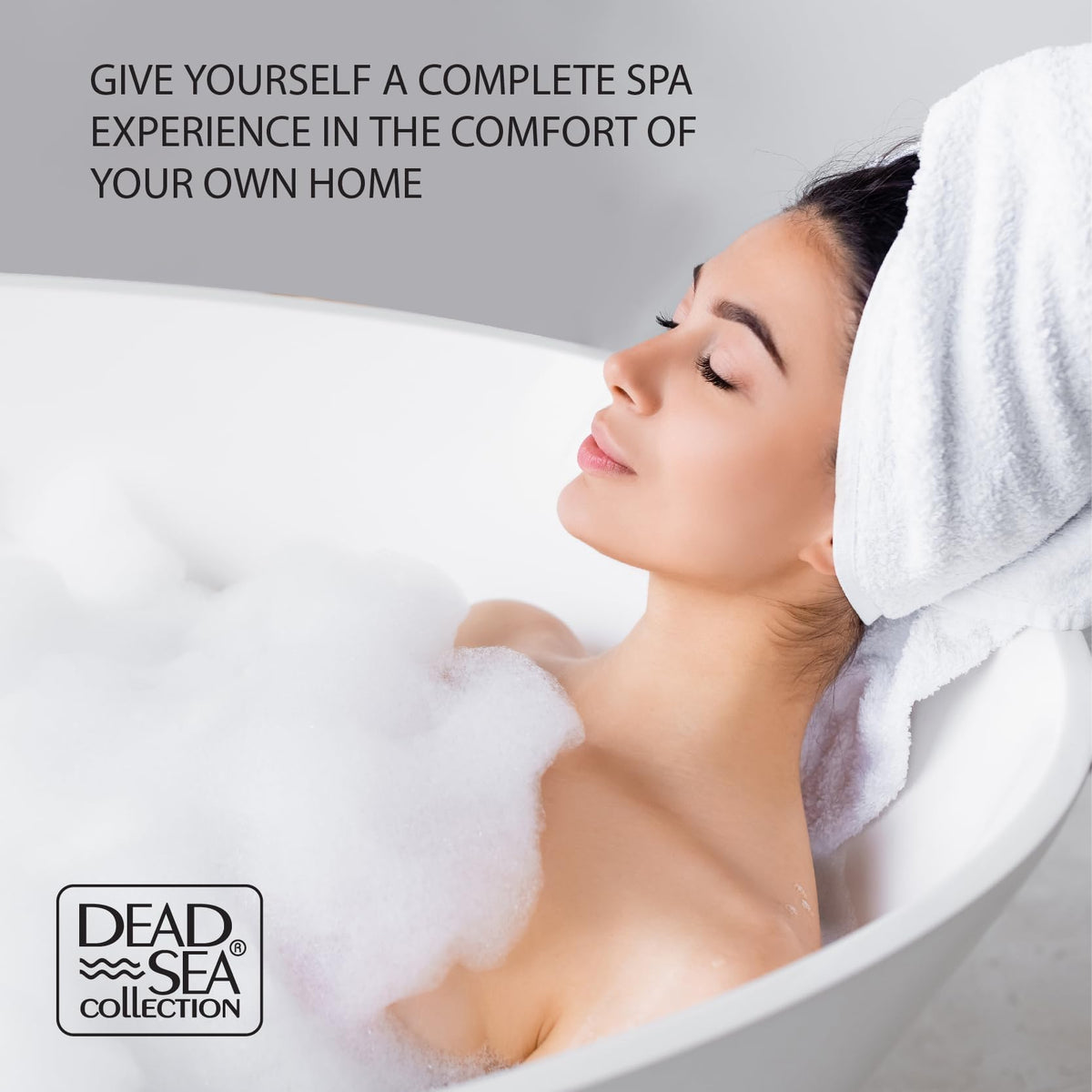 Dead Sea Collection lavender aroma close-up evokes calming fragrance for a spa-like experience.