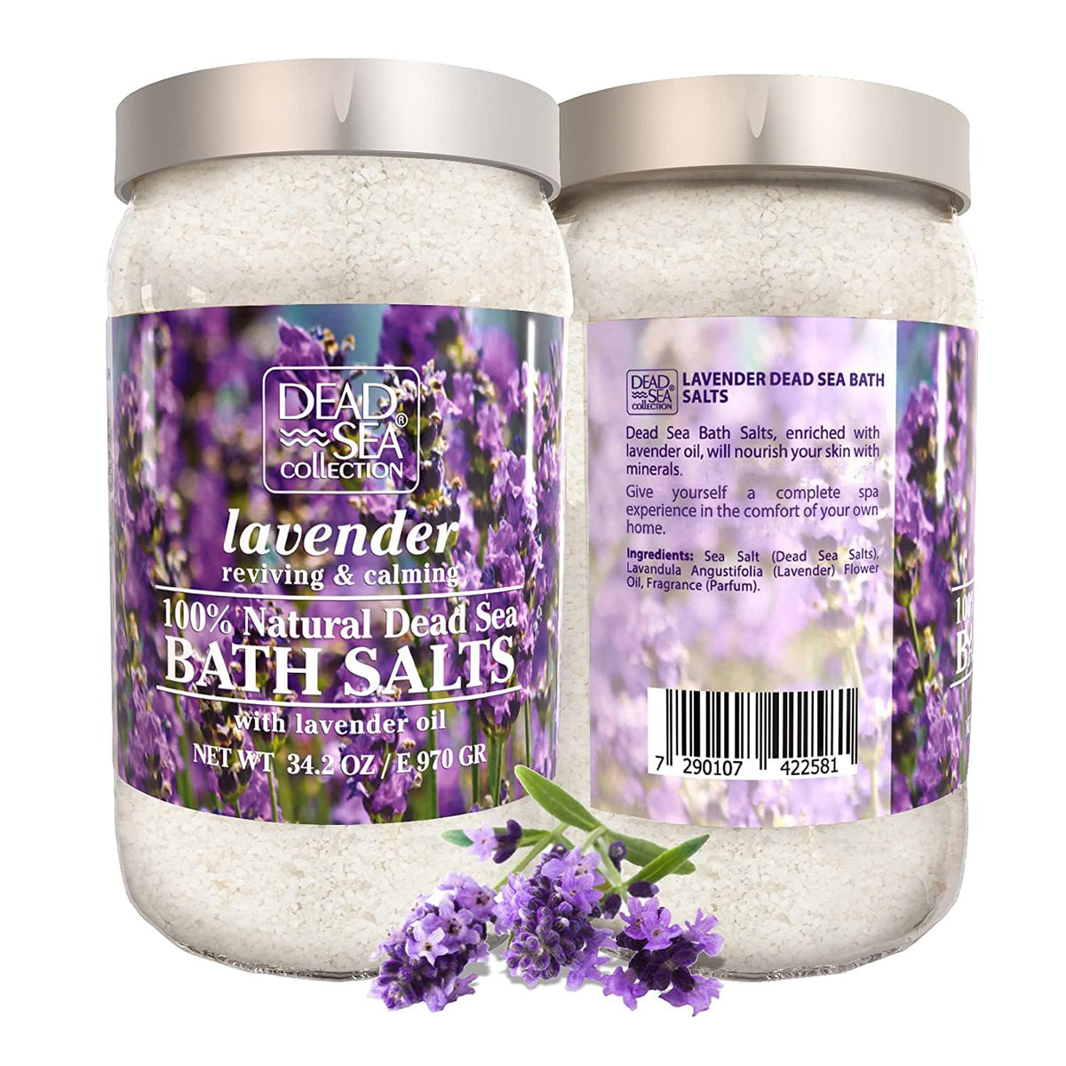 Dead Sea Collection foot soak scene shows dryness relief and pampering ritual.