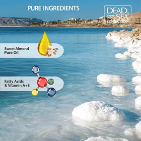 Dead Sea Collection body oil dropper application enables controlled hydration