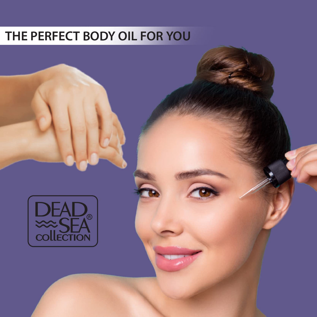 Vitamin-enriched Dead Sea Collection oil with vitamins A, E, and D
