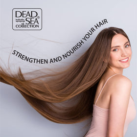 Illustration of all hair types benefiting from Dead Sea Collection care.