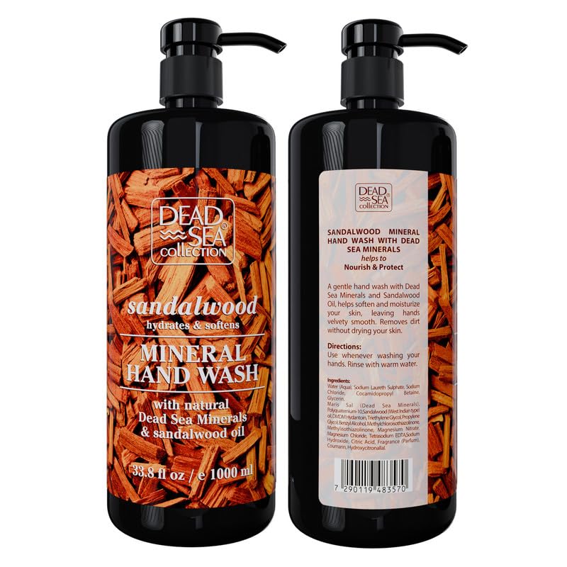 Dead Sea Collection hand care setup closeup conveying clean ingredients and natural tones
