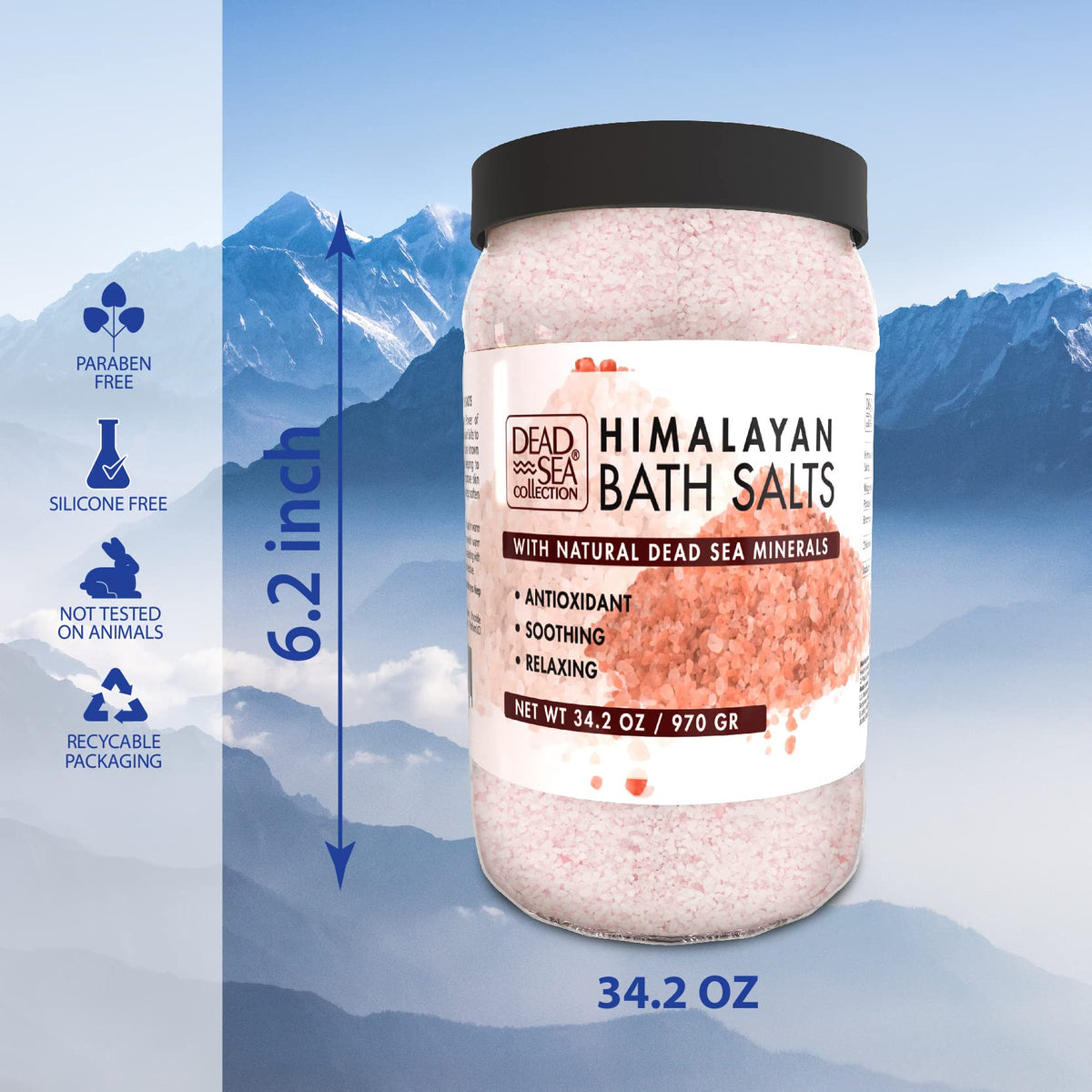 Dead Sea Collection Himalayan Pink Salt crystals for soothing skin