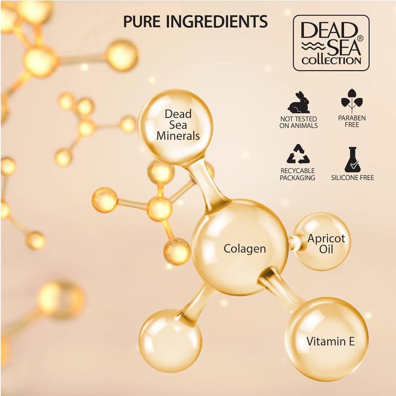 Dead Sea Collection night cream jar top view showing premium packaging for nightly use.