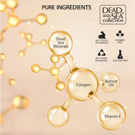 Dead Sea Collection night cream jar top view showing premium packaging for nightly use.