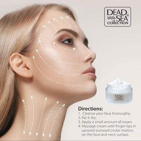 Dead Sea Collection packaging box display for premium skincare ritual