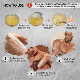 Dead Sea Collection bottle demonstrates easy application for a revitalizing cleanse.