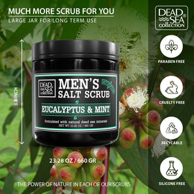 Dead Sea Collection foam close-up highlights rich lather and cooling sensation.