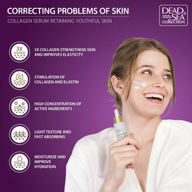3X collagen icon emphasizes potential for a firmer feel and plump look.