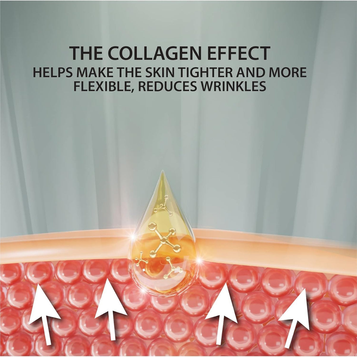 Vitamin E detail highlighted with droplets signaling nourishment for skin.