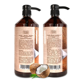 Shiny, smooth hair after using Dead Sea Collection products.