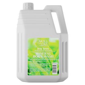 Dead Sea Collection Tea Tree Body Wash refill bottle, bulk size for easy family refills.