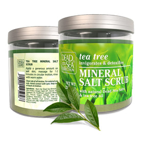 Dead Sea Collection Tea Tree Salt Scrub aroma lingers after shower