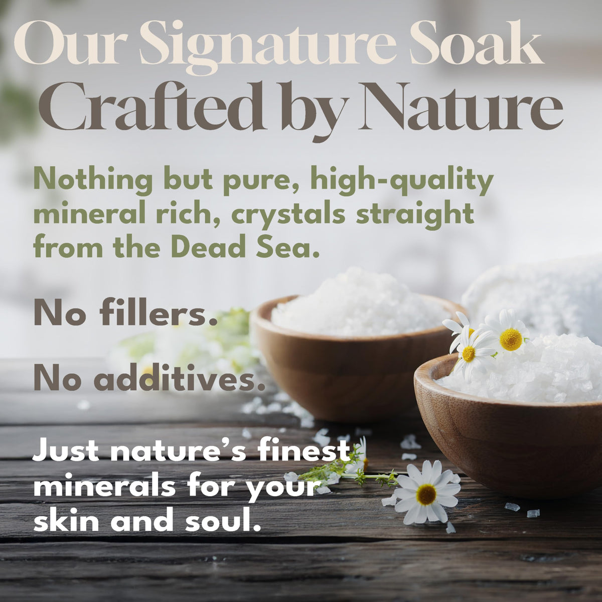 Dead Sea Warehouse two-pack bath salts packaging for convenience.