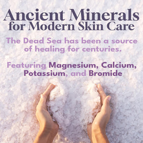 Dead Sea Warehouse unscented bath salts bottle for fragrance-free soaking.