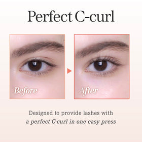 DEAR DAHLIA Dream Eyelash Curler ergonomic grip for precise, comfortable use.